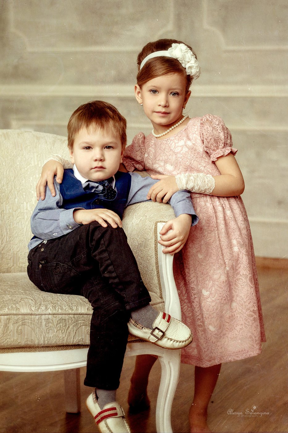 Малыш ретро стиль