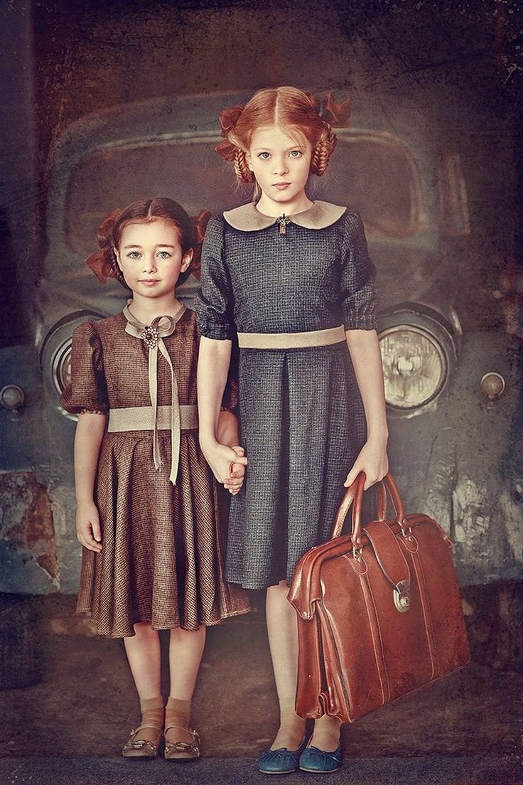 Детская одежда в винтажном стиле