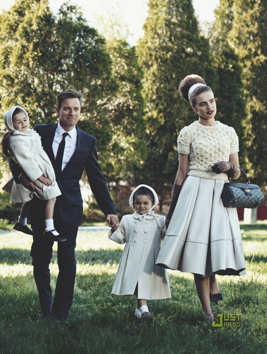 Семейная фотосессия в стиле 50-х годов