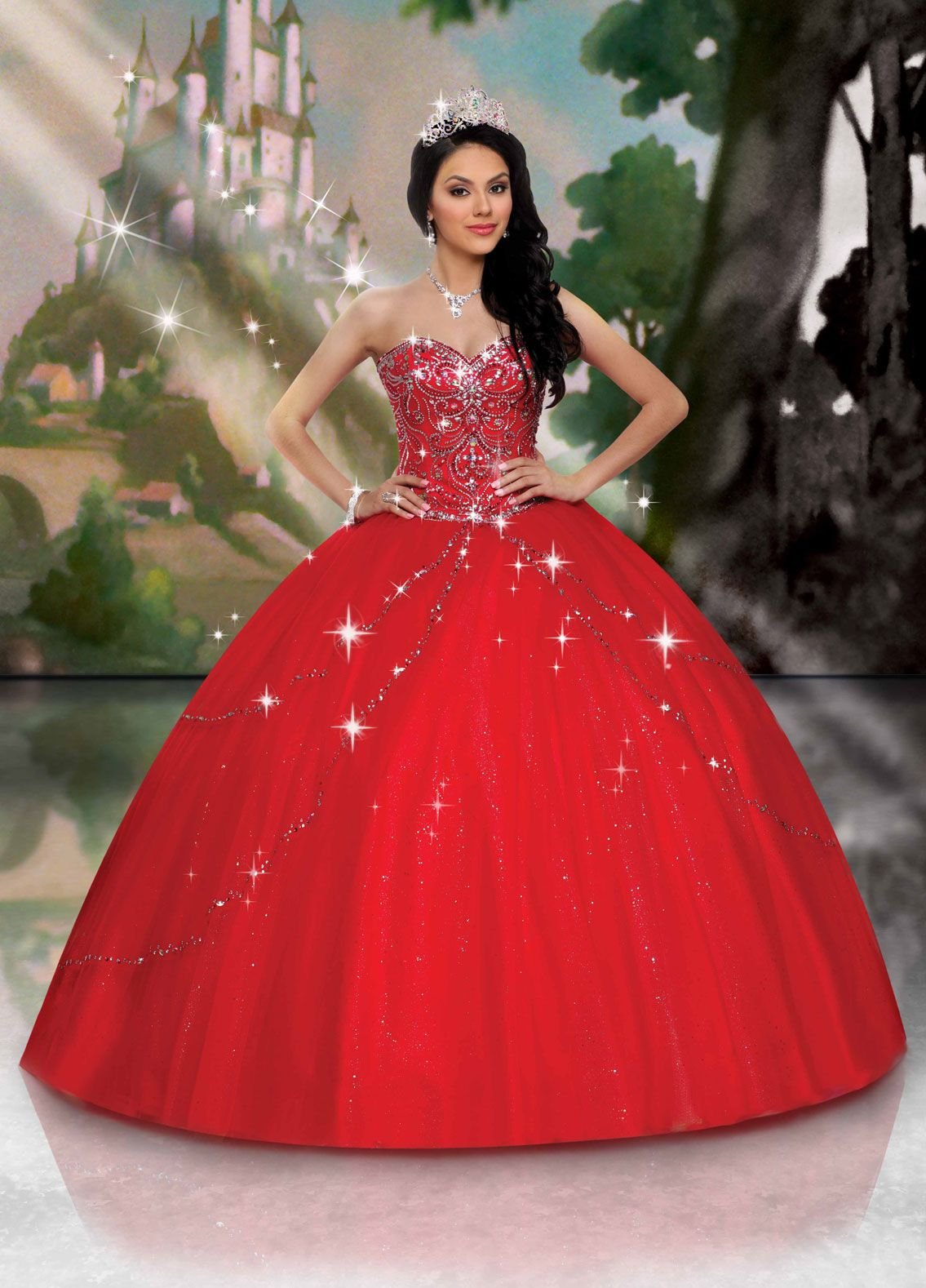 Принцесса в Красном платье Дисней