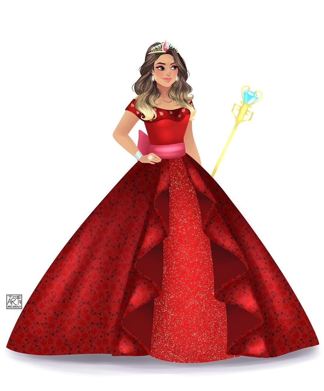 Елена принцесса Авалора арт