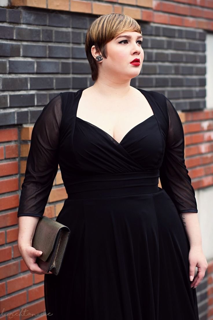 Прически для полных