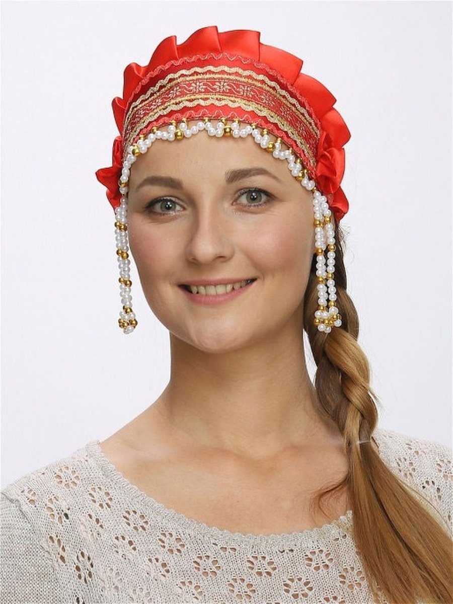 Прическа под кокошник