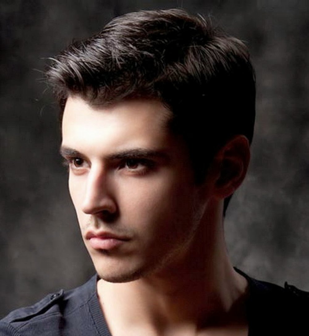 Мужские стрижки на темные волосы