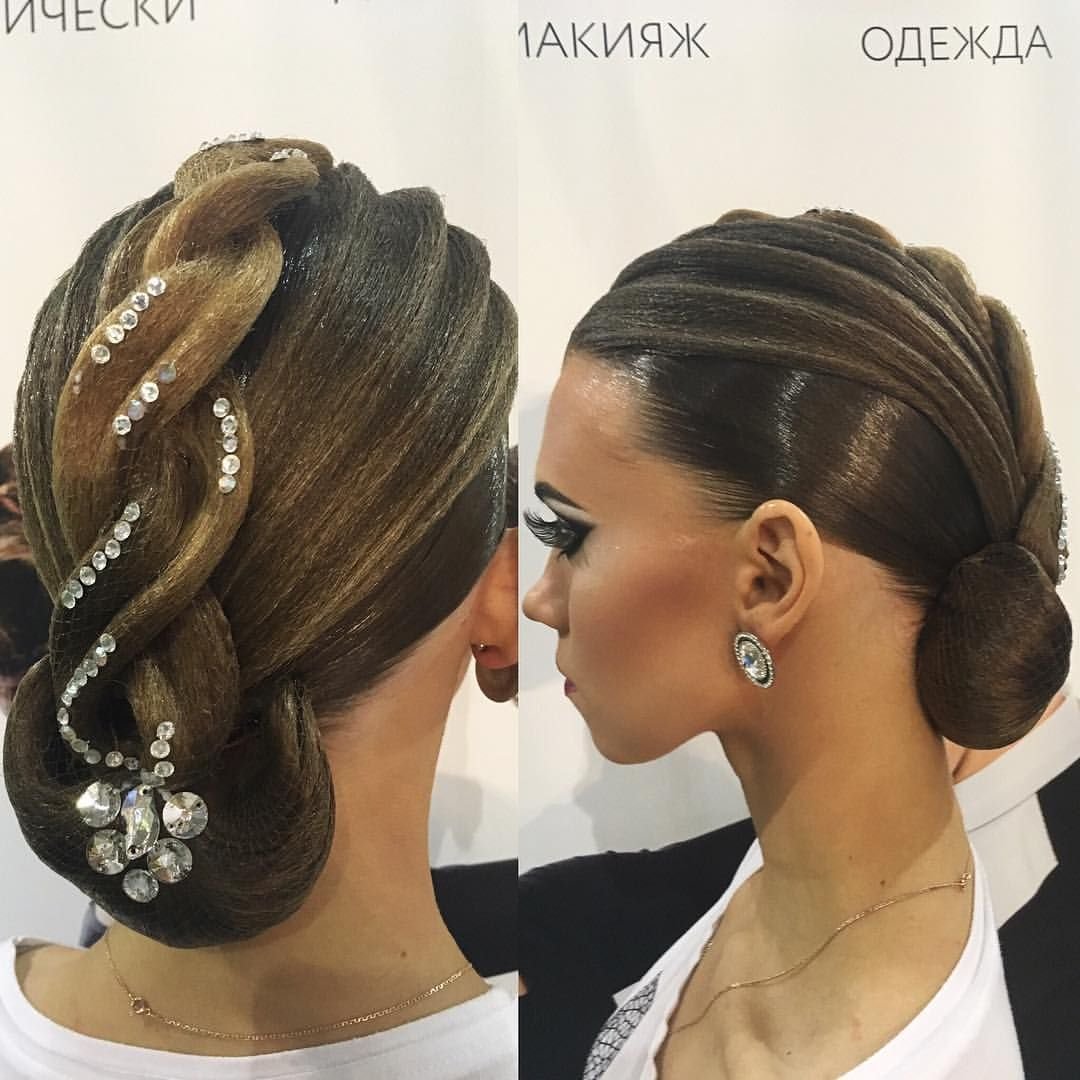 Прически для спортивно бальных танцев