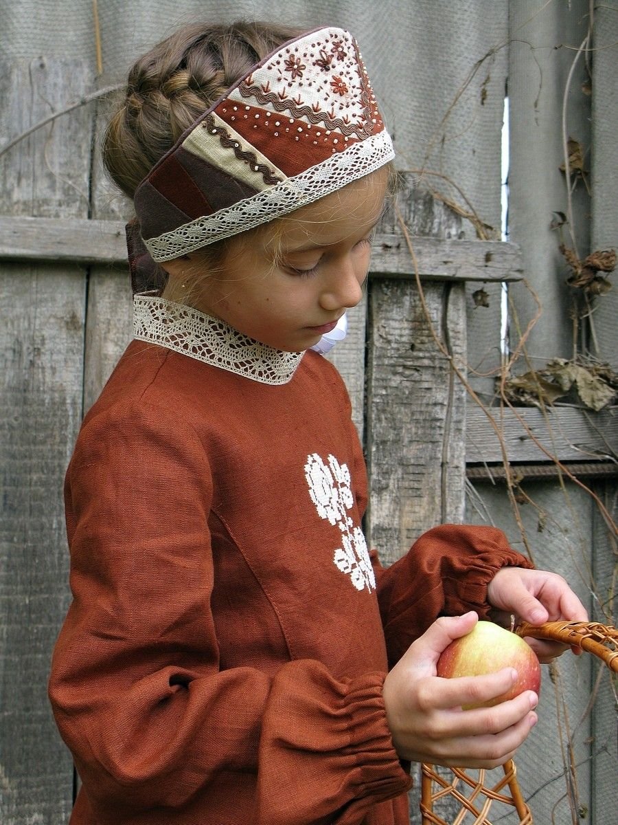 Повязка на голову в русском народном стиле