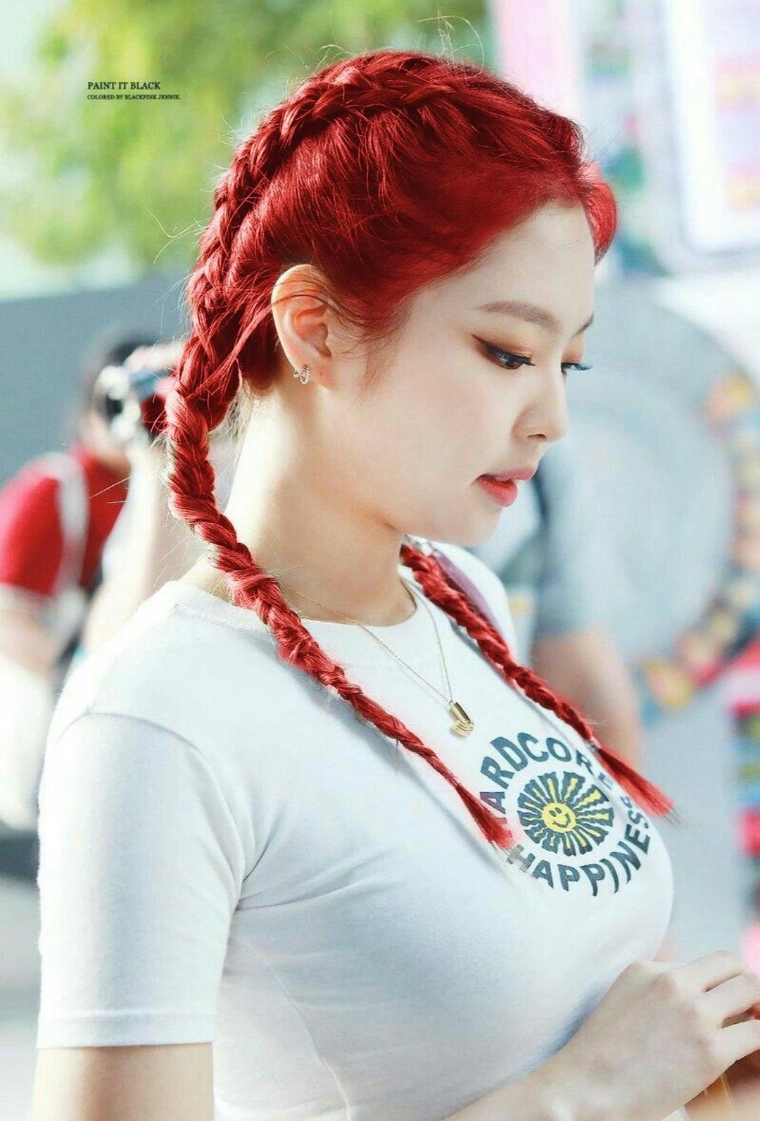 Блэк Пинк с косичками