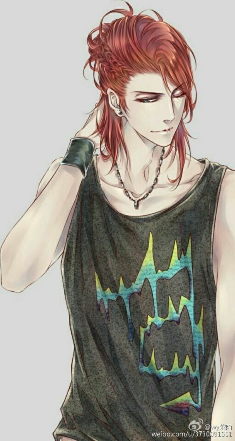 Рыжий парень арт