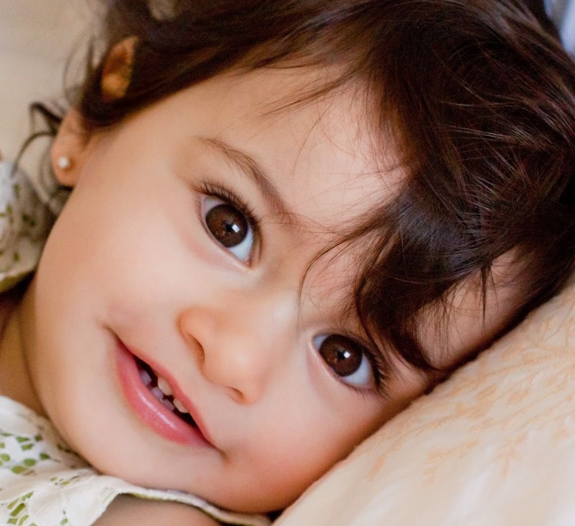 Красивые кареглазые дети