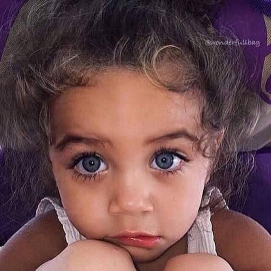 Красивые дети с большими глазами