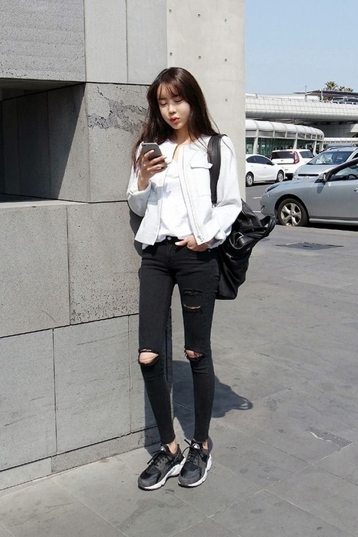 Стрит стайл Блэк Кореан