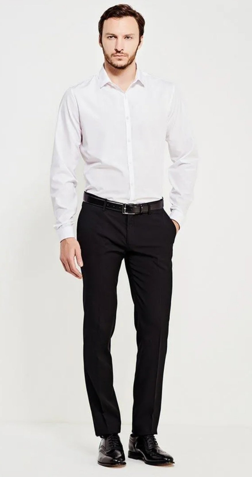 Брюки мужские зауженные классические