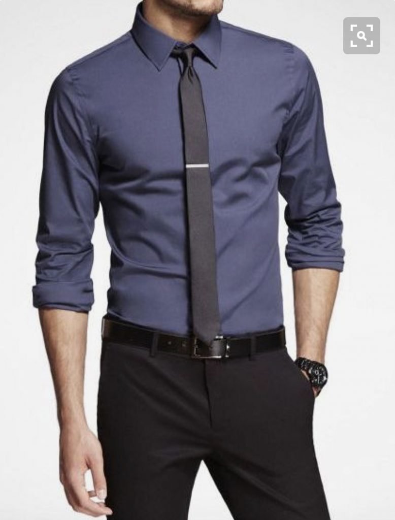 Рубашка с галстуком мужская