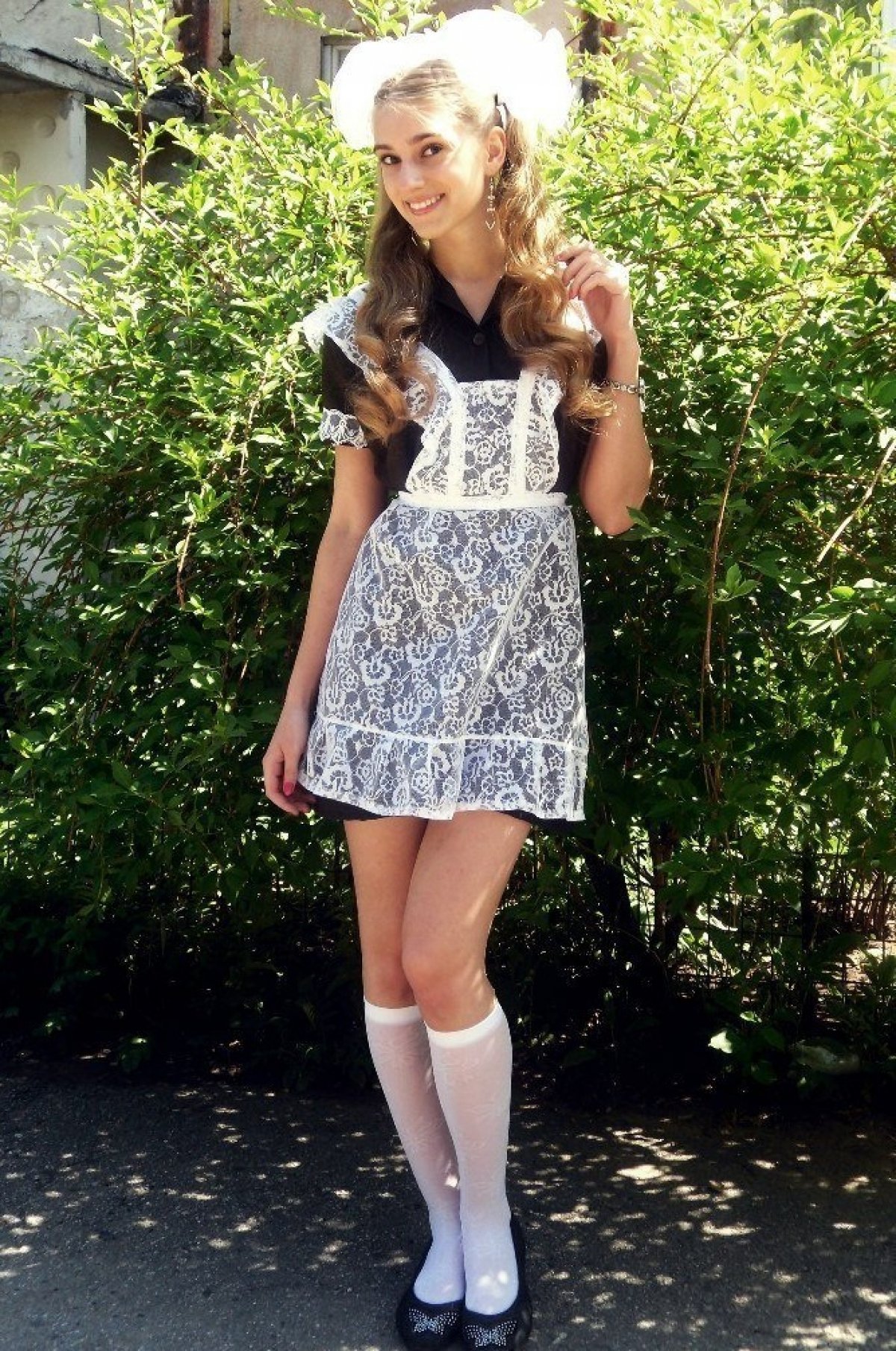 Очень красивые выпускницы