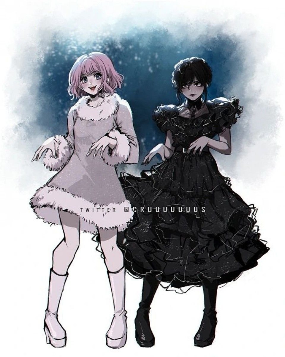 Венсдей на балу