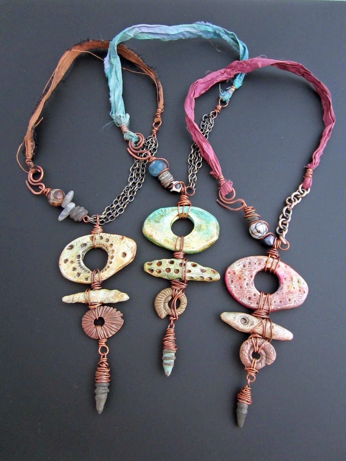 Изделия из полимерной глины бохо