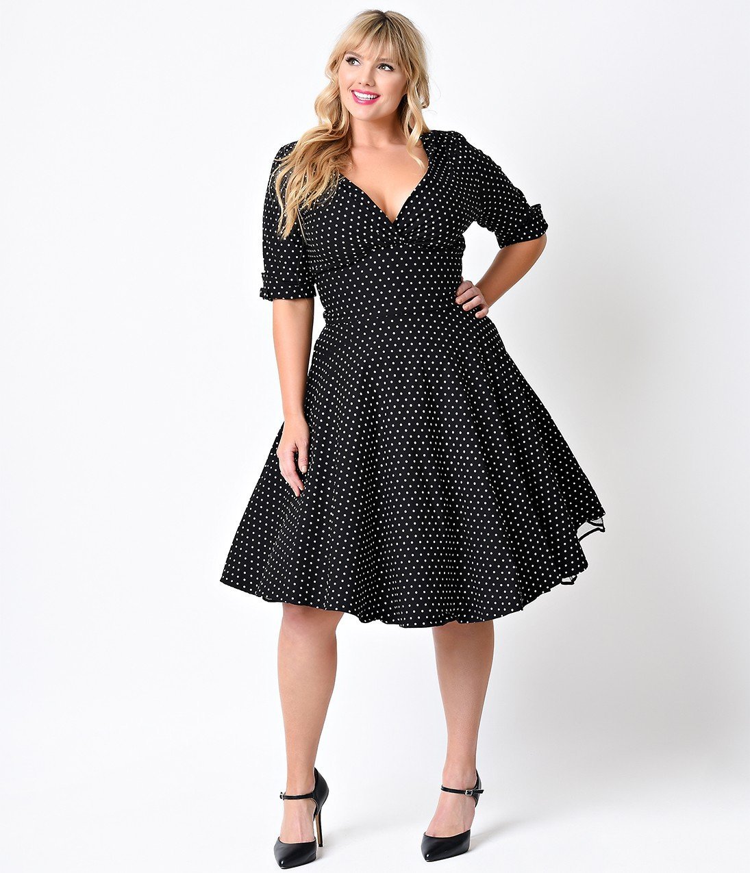 Ретро платья для полных женщин