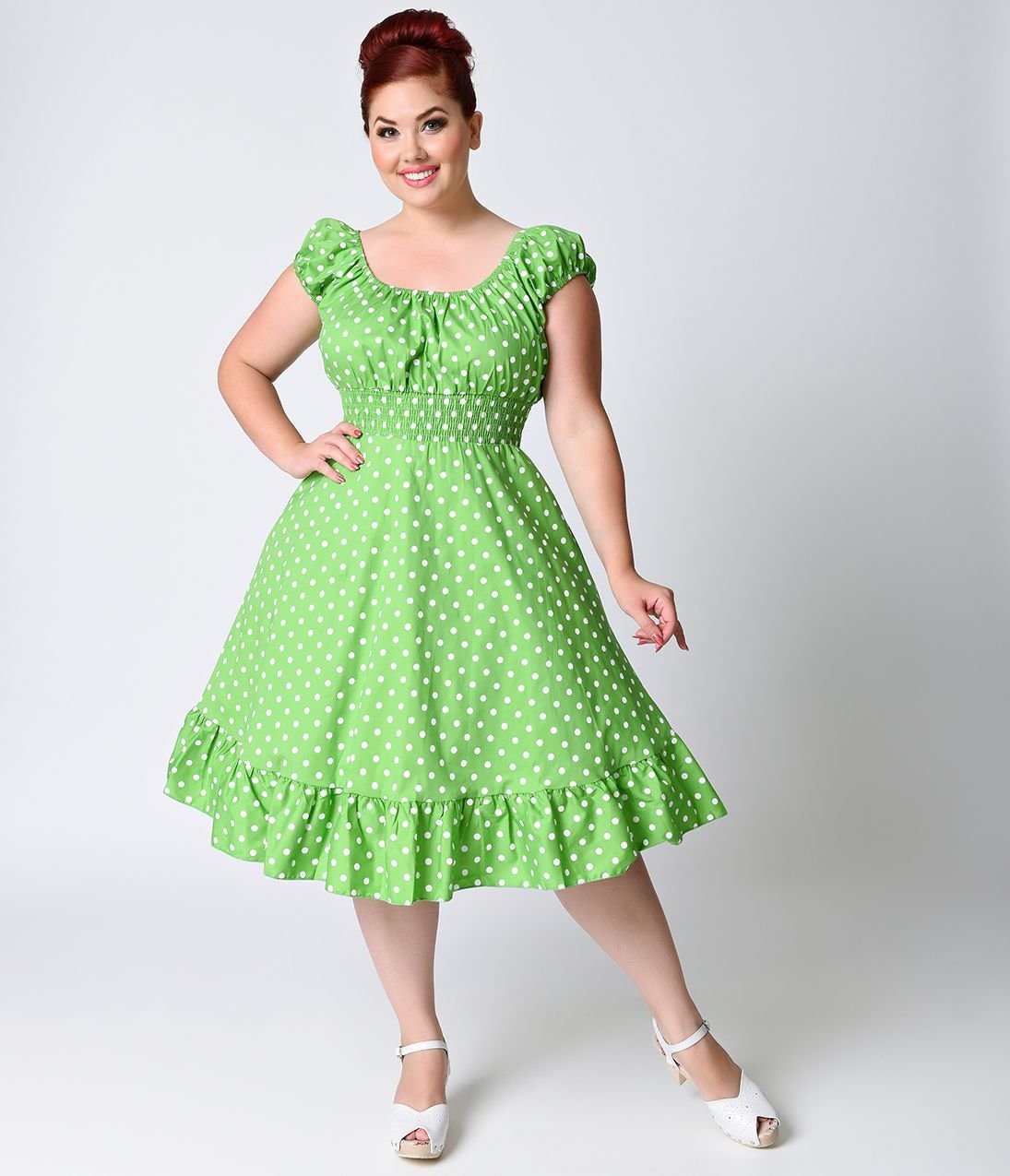 Ретро платья для полных женщин