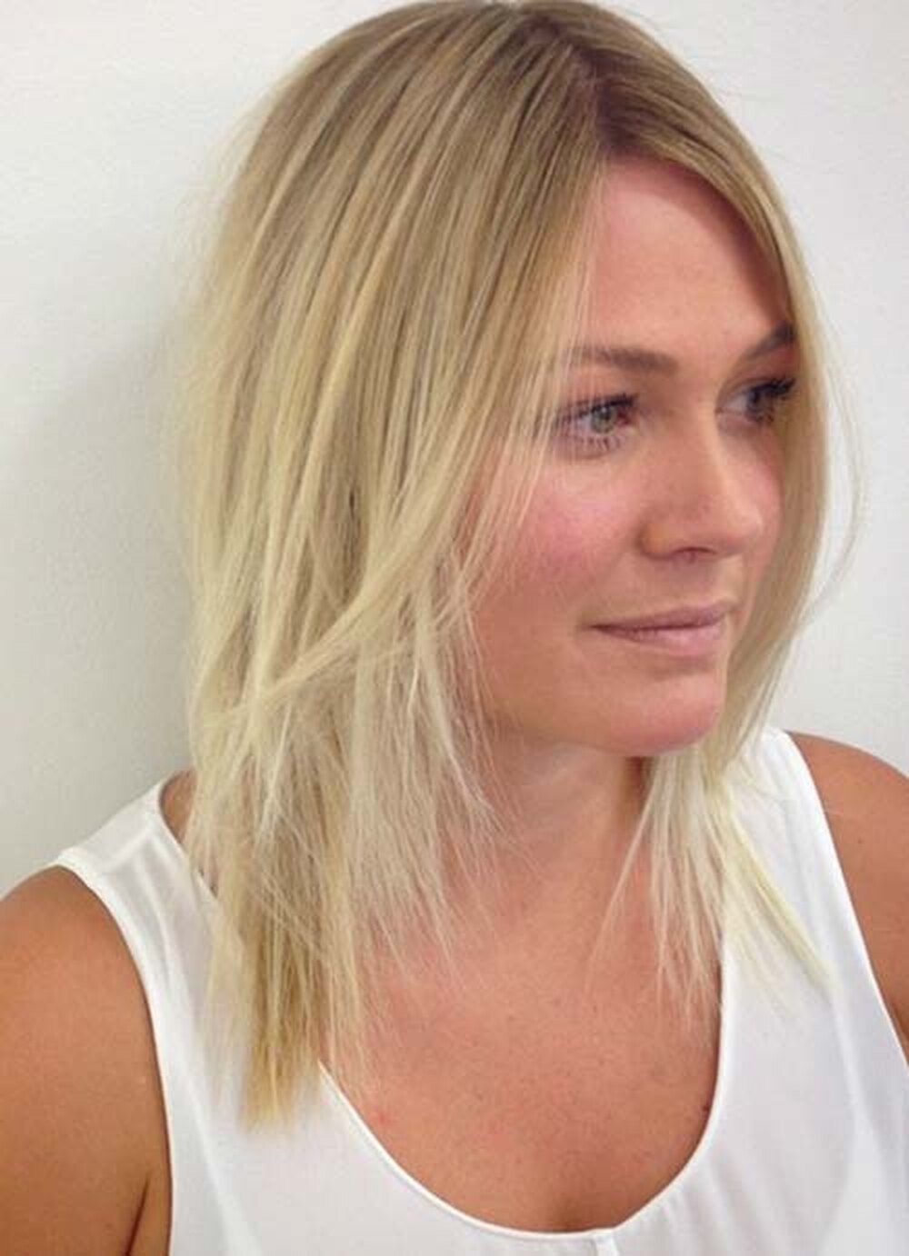 Длинные редкие волосы