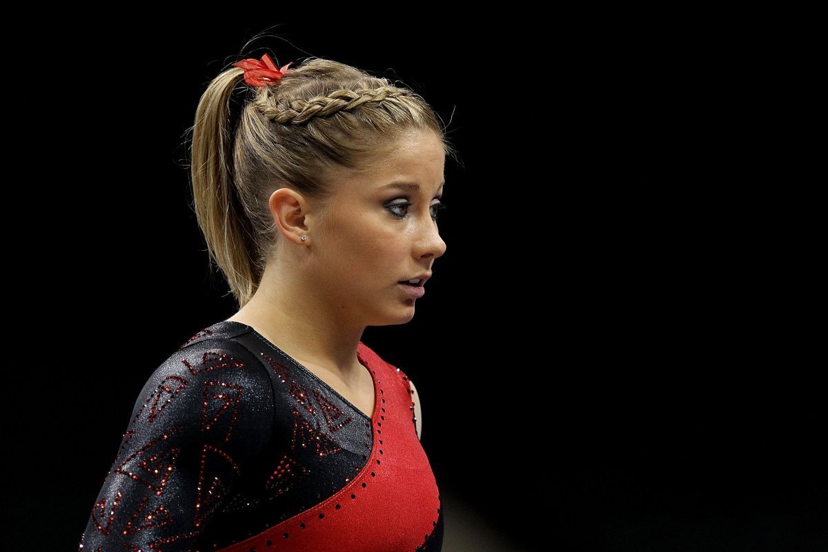 Прически спортивных гимнасток