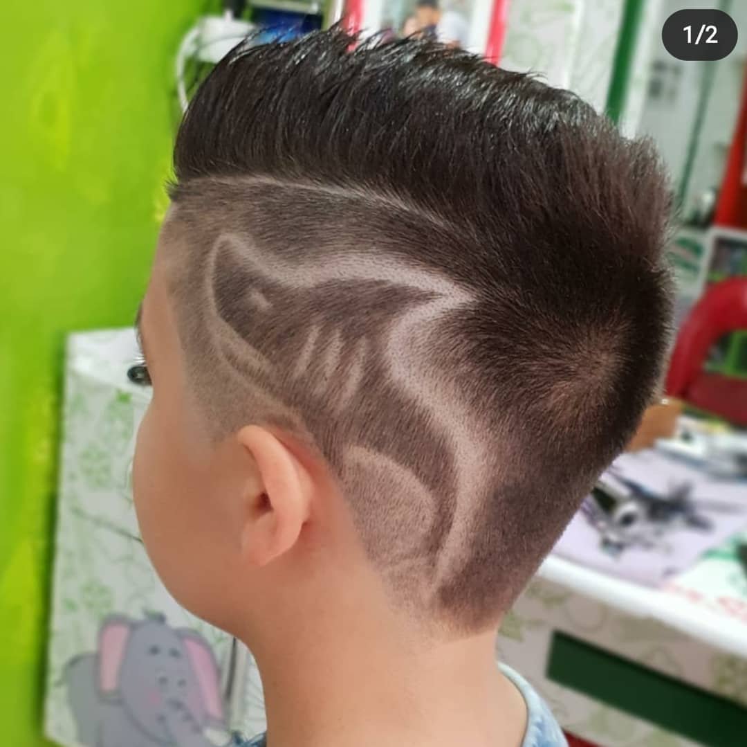 Стрижки для мальчиков с узорами