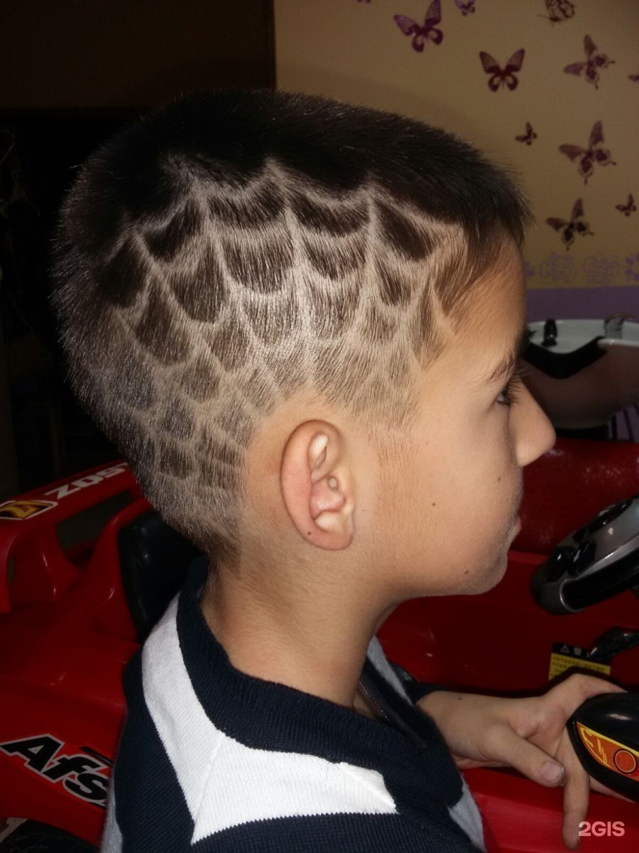 Стрижки для мальчиков с узорами