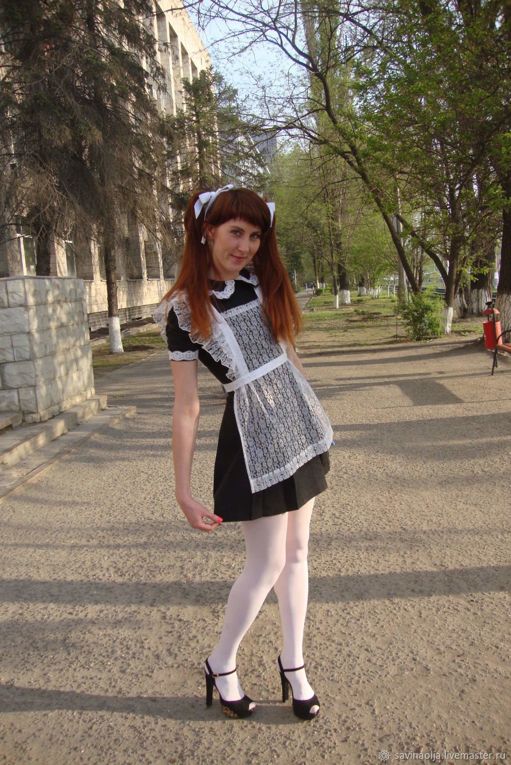 Выпускницы в колготках