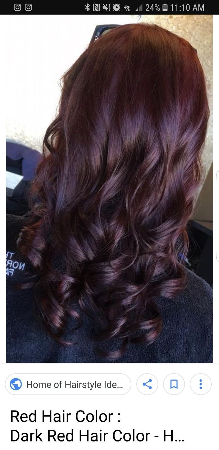 Краска для волос с красным отливом