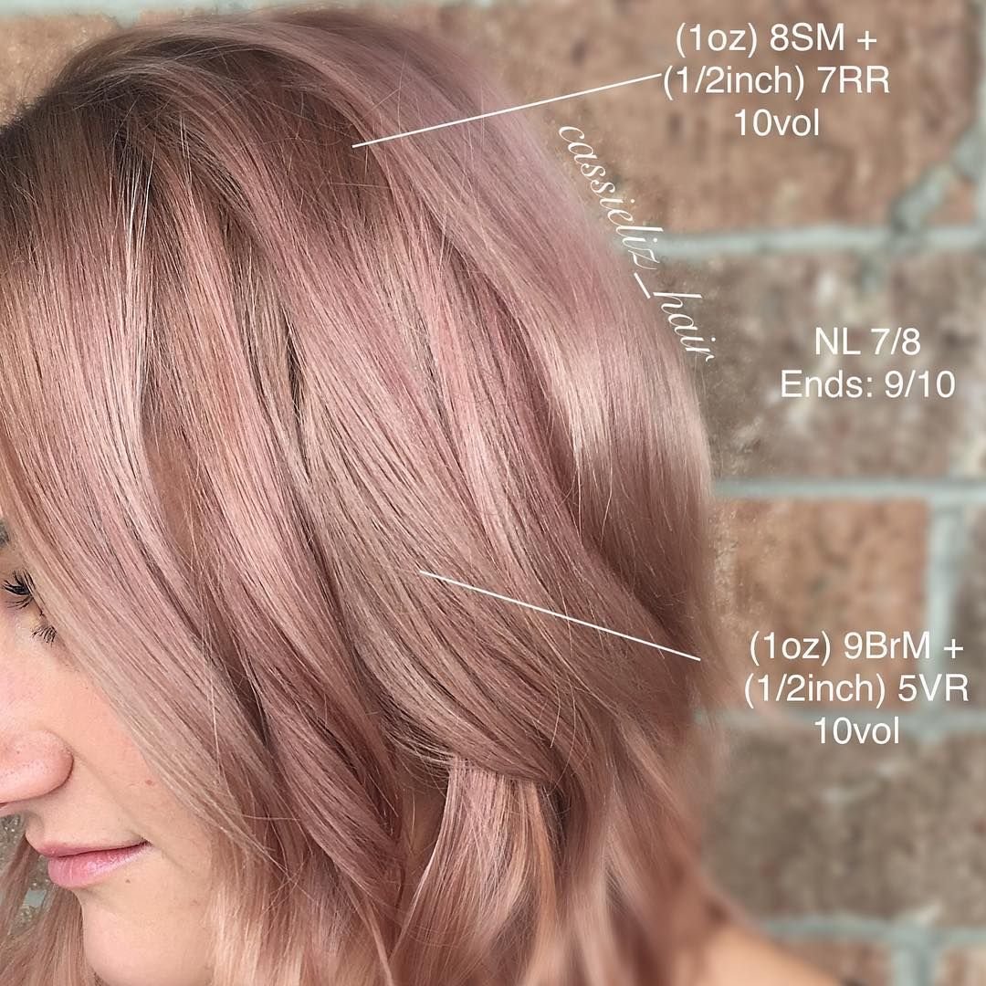 Лореаль с розовым оттенком