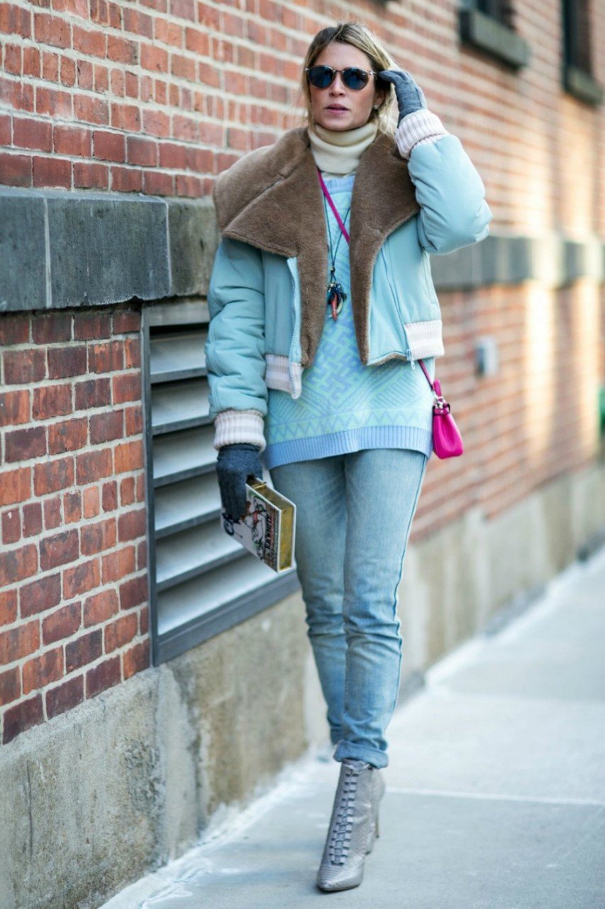 Зимние образы в спортивном стиле