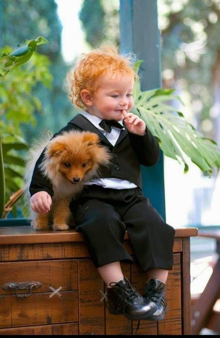 Рыжий ребенок мальчик