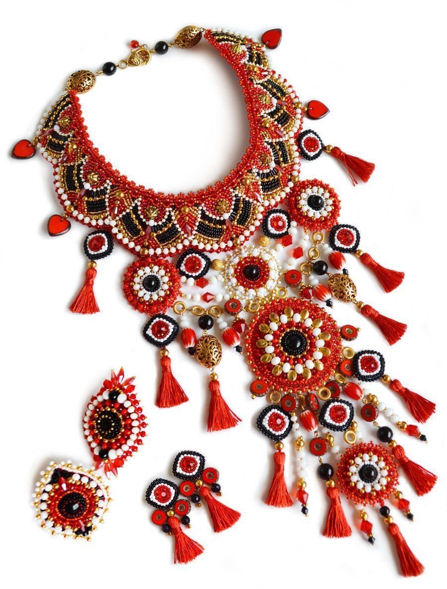 Этнические Бисерные украшения