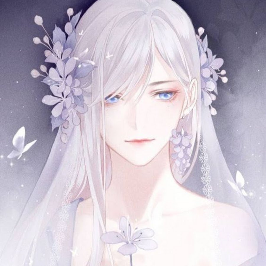 Беловолосая аристократка аниме