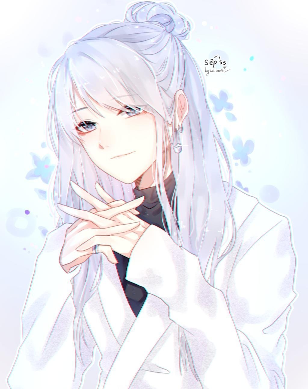 Беловолосая девушка