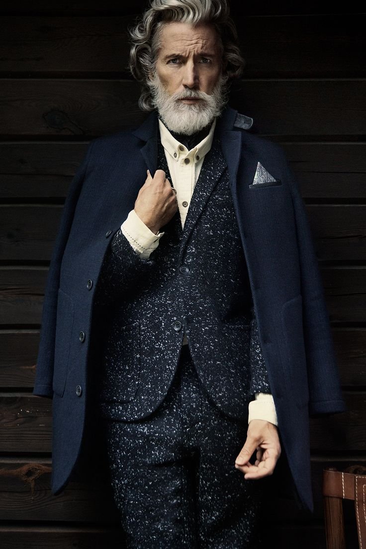 Стильные пожилые мужчины