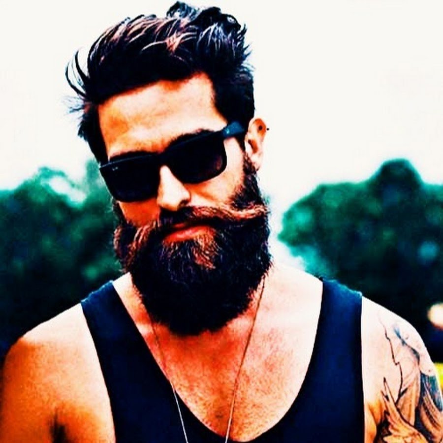 Брутальная борода с усами