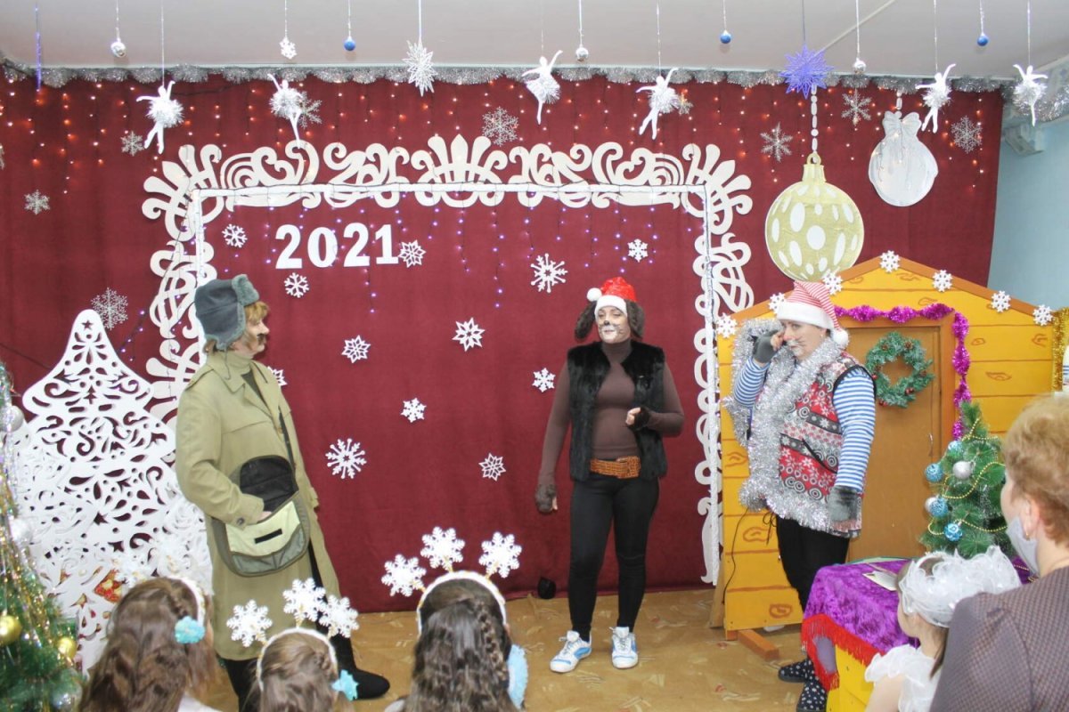 Детский праздник новогодние приключения в Простоквашино интерактив