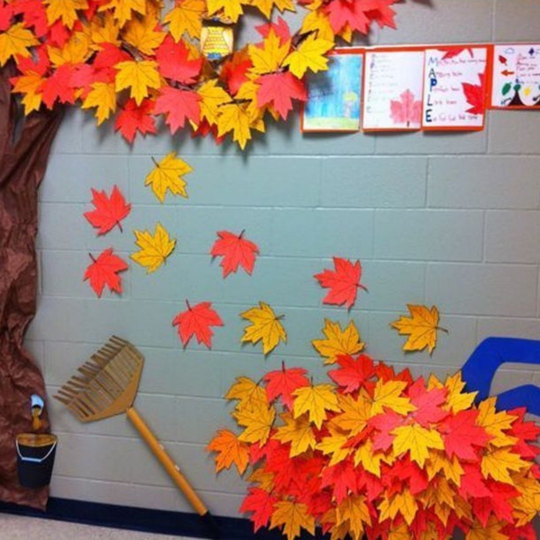 Украшение класса осень