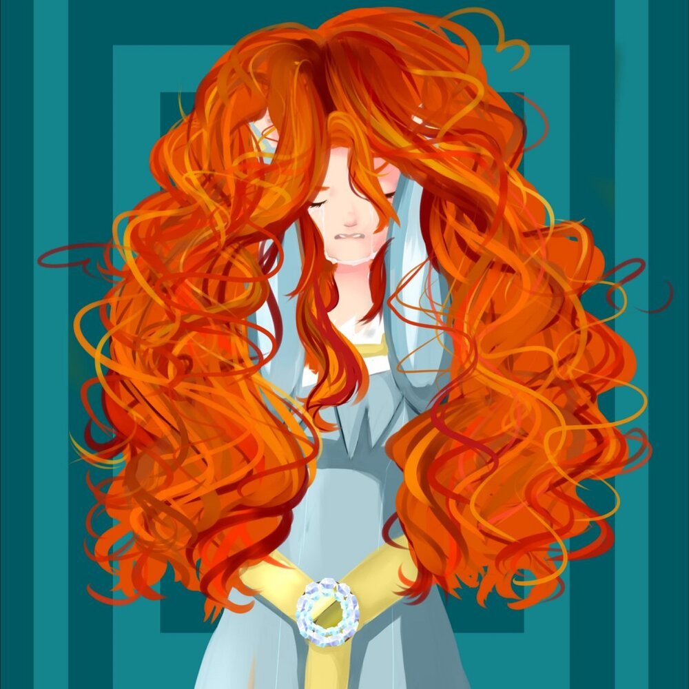 Мерида принцесса палитра