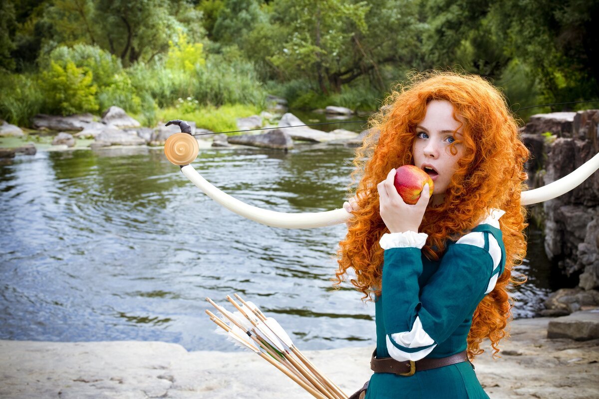 Мерида принцесса косплей