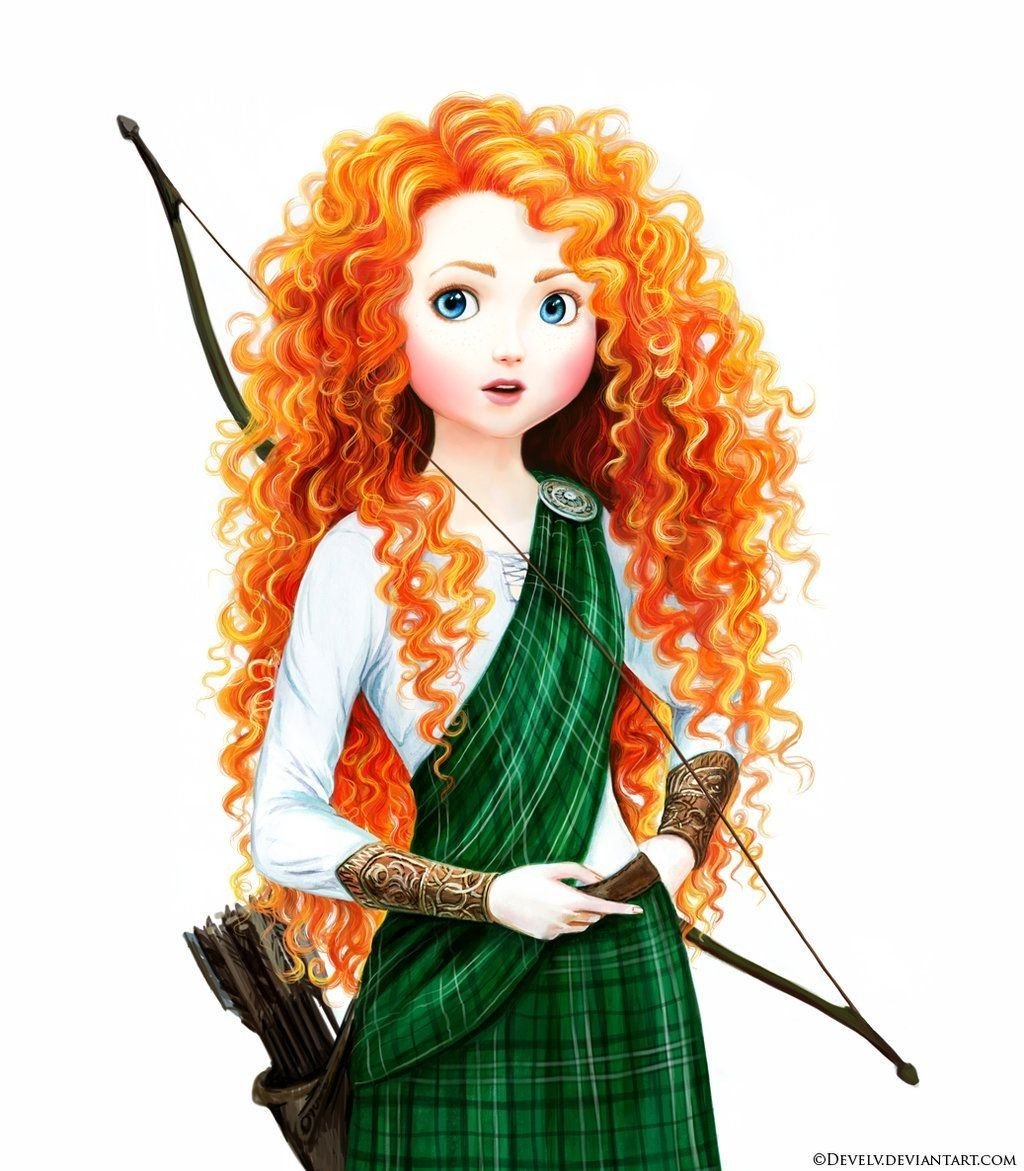 Мерида принцесса Диснея