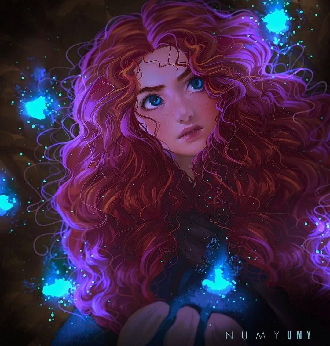 Мерида принцесса арт