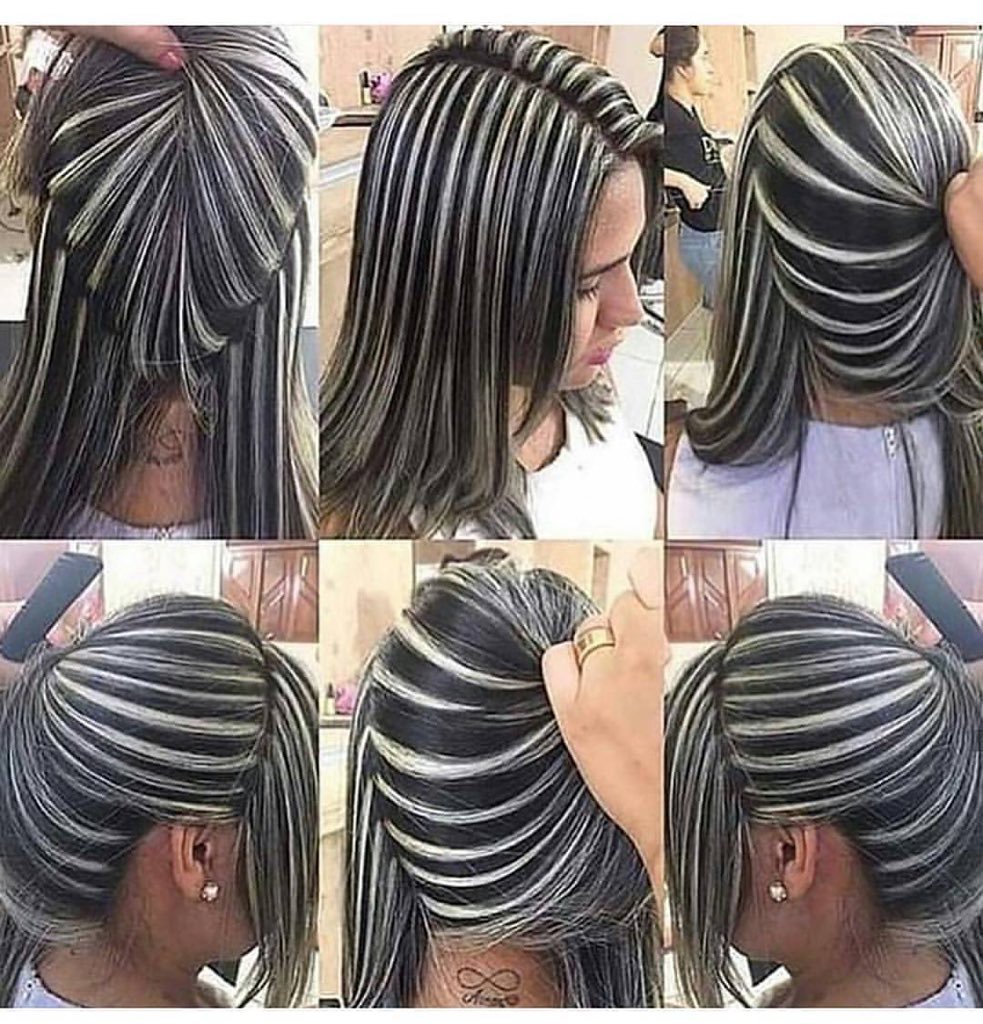 Мелирование Зебра 2022