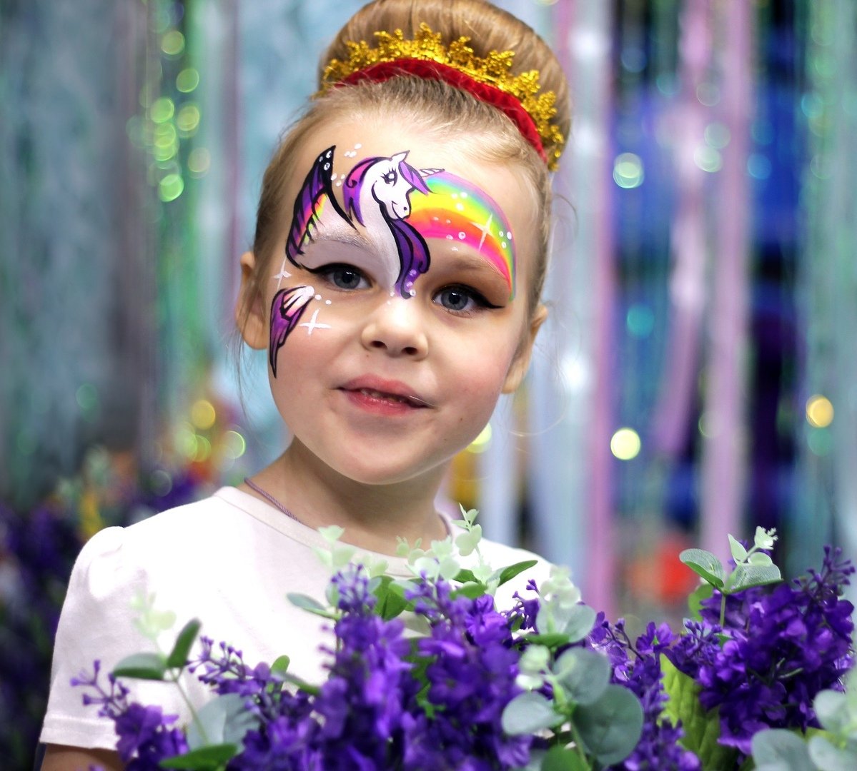 Красивый аквагрим