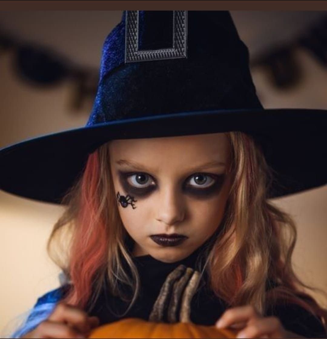 Макияж для ведьмочки ребенку