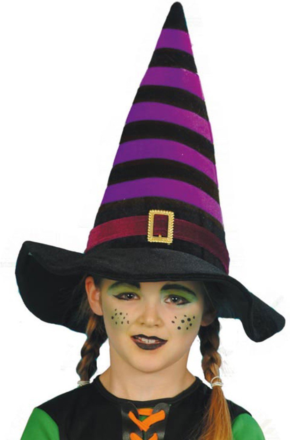 Грим ведьмы на Хэллоуин для детей