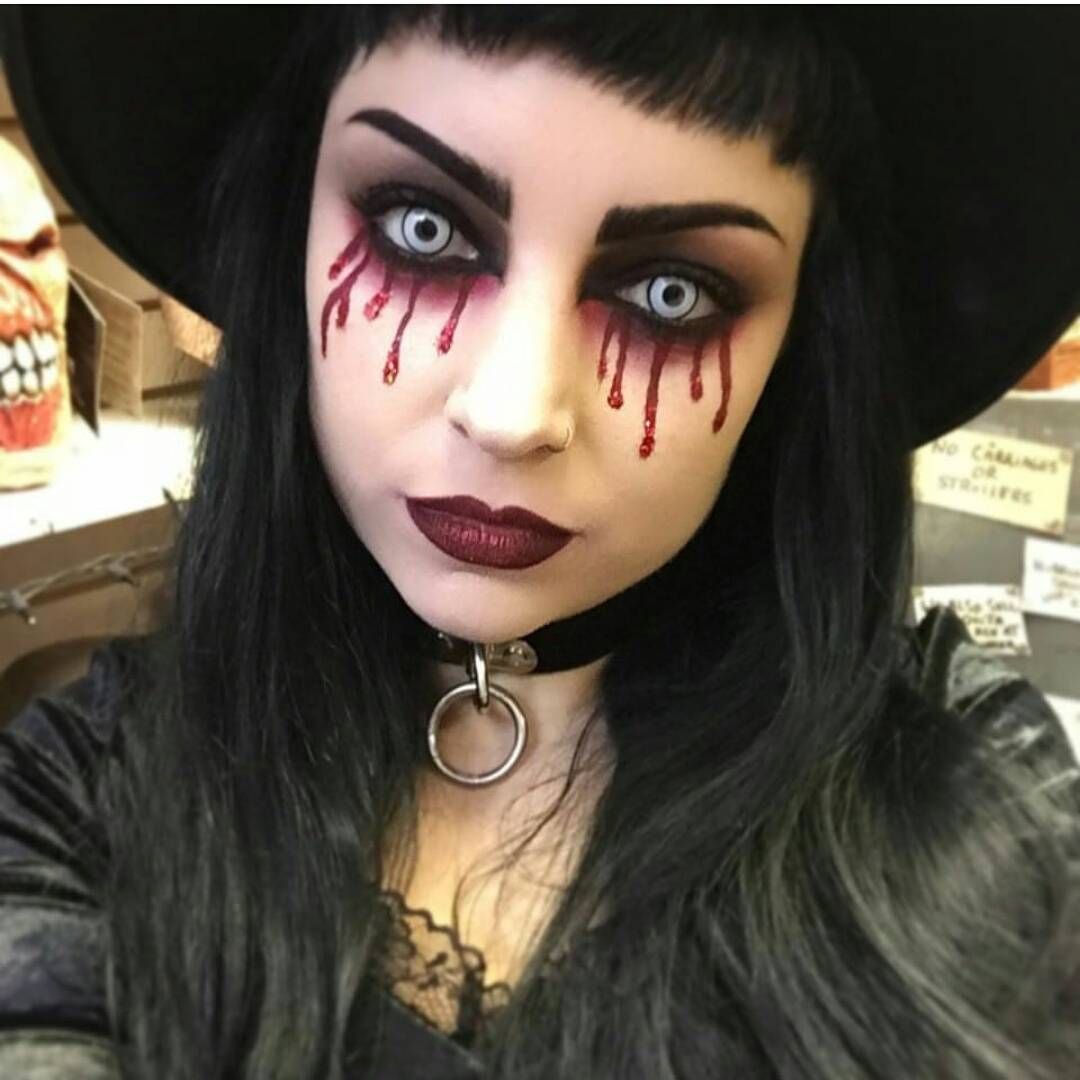 Мейк ведьмы на Хэллоуин