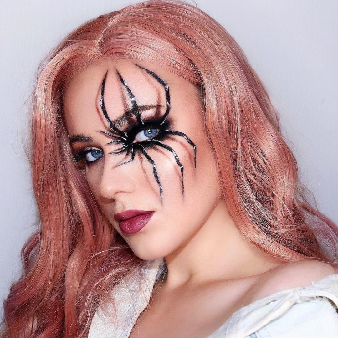 Макияж ведьмы на Хэллоуин для девушек