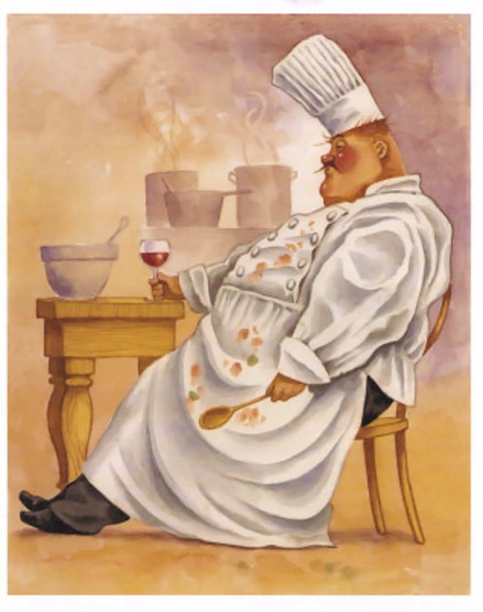 Повар рисунок