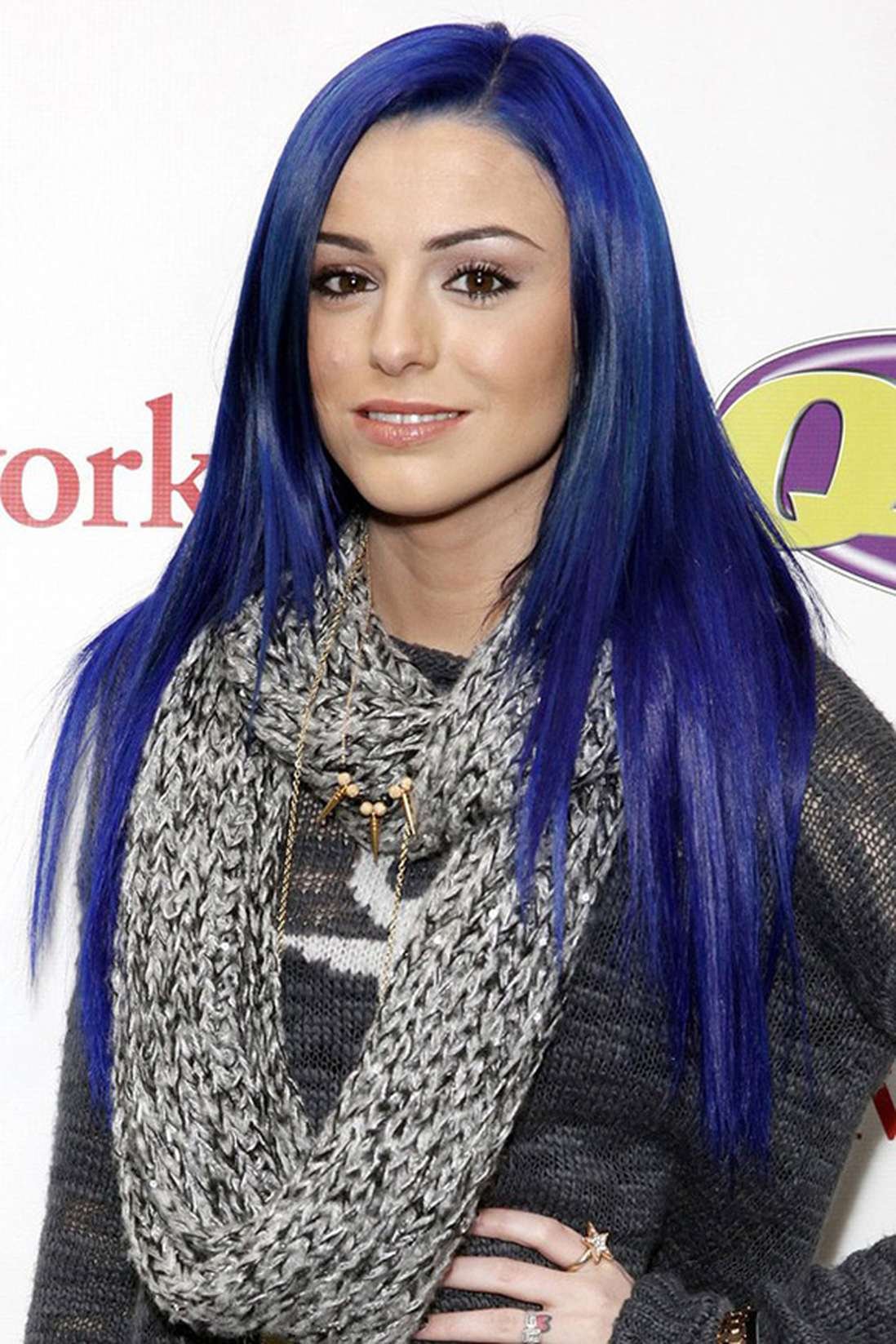 Cher Lloyd with Blue hair